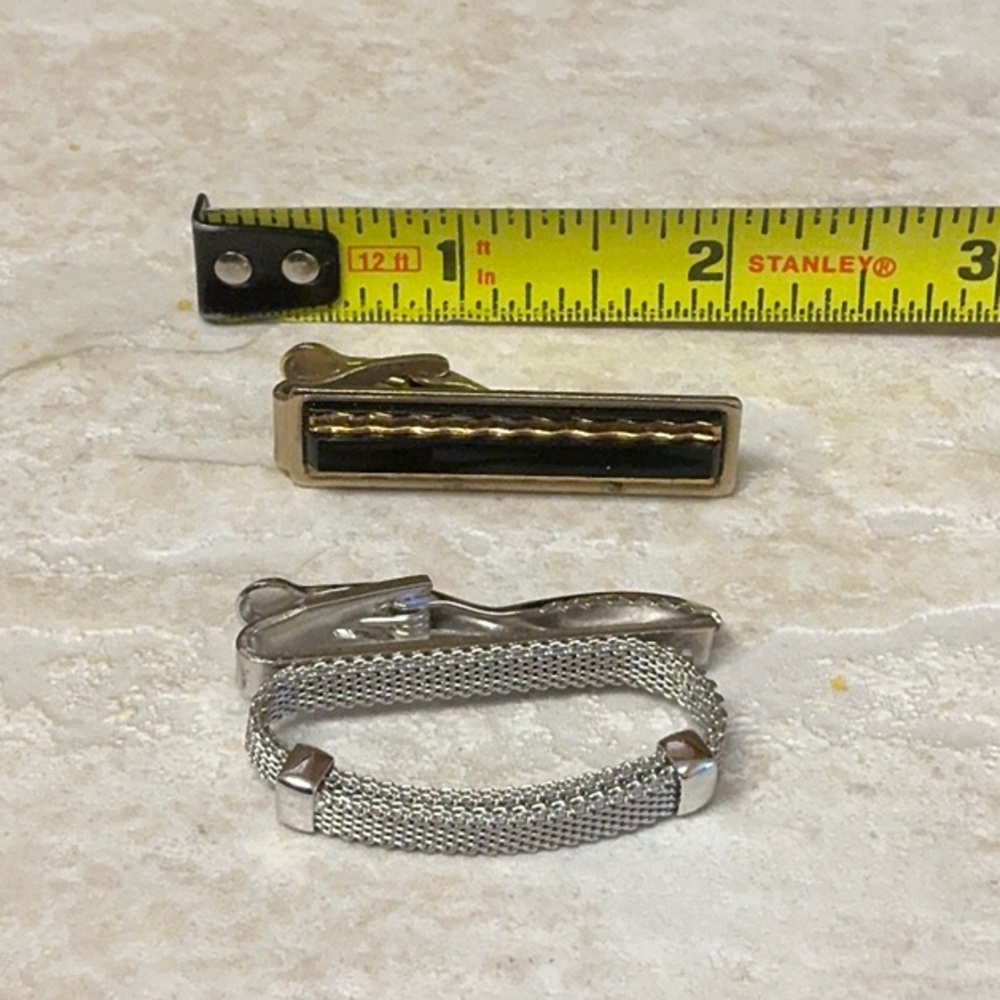 2 Vintage Tie Tacks